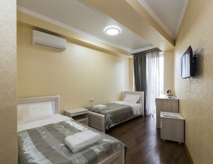 1-мест. (разм. в 2-мест.) станд. без балк. (разд. кровати) - Отель Gega / Гега Гагра